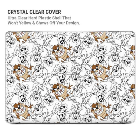Looney Tunes Tasmanian Devil Super Sized Pattern MacBook Pro 16in (2021-25) Case plus Skin