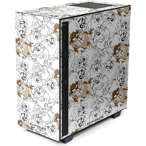 Looney Tunes Tasmanian Devil Super Sized Pattern NZXT H510 Compact ATX Mid-Tower Case Skin