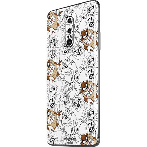 Looney Tunes Tasmanian Devil Super Sized Pattern OnePlus 7 Pro Skin