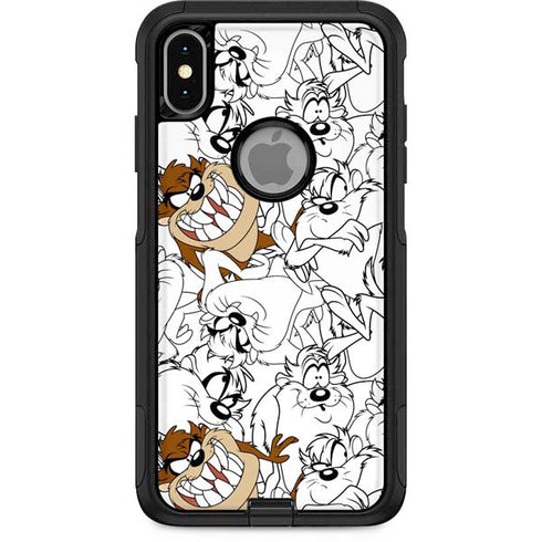 Looney Tunes Tasmanian Devil Super Sized Pattern Otterbox Commuter iPhone Skin