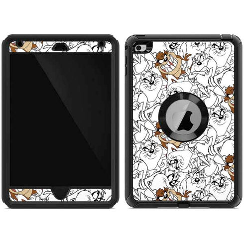 Looney Tunes Tasmanian Devil Super Sized Pattern Otterbox Defender iPad Skin