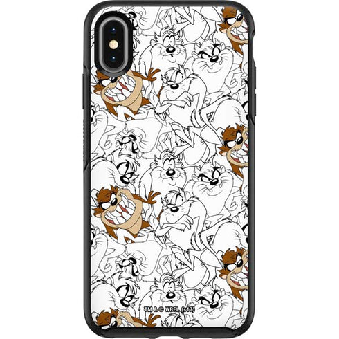 Looney Tunes Tasmanian Devil Super Sized Pattern Otterbox Symmetry iPhone Skin