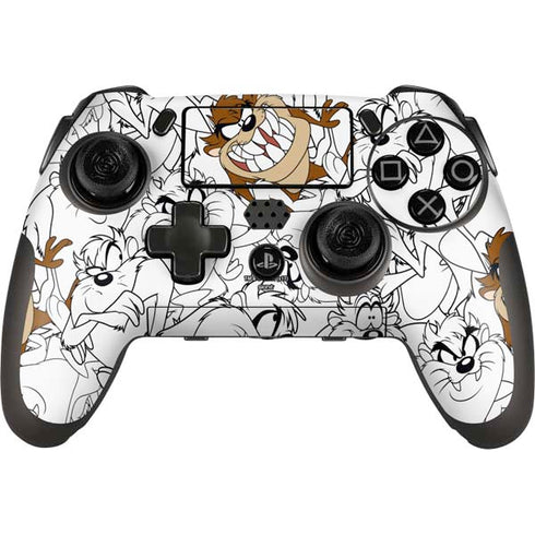 Looney Tunes Tasmanian Devil Super Sized Pattern PlayStation Scuf Vantage 2 Controller Skin