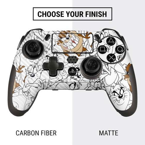 Looney Tunes Tasmanian Devil Super Sized Pattern PlayStation Scuf Vantage 2 Controller Skin