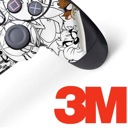 Looney Tunes Tasmanian Devil Super Sized Pattern PS4 Controller Skin