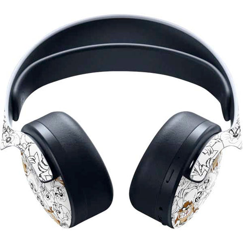 Looney Tunes Tasmanian Devil Super Sized Pattern PULSE 3D Wireless Headset for PS5 Skin
