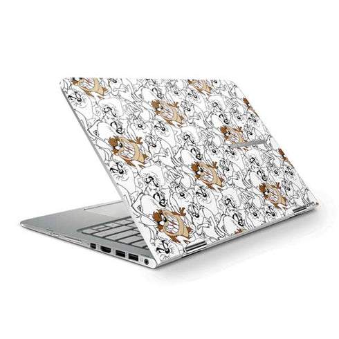 Looney Tunes Tasmanian Devil Super Sized Pattern HP Spectre Skin