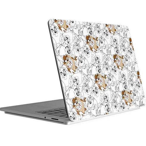 Looney Tunes Tasmanian Devil Super Sized Pattern Surface Laptop Studio Skin