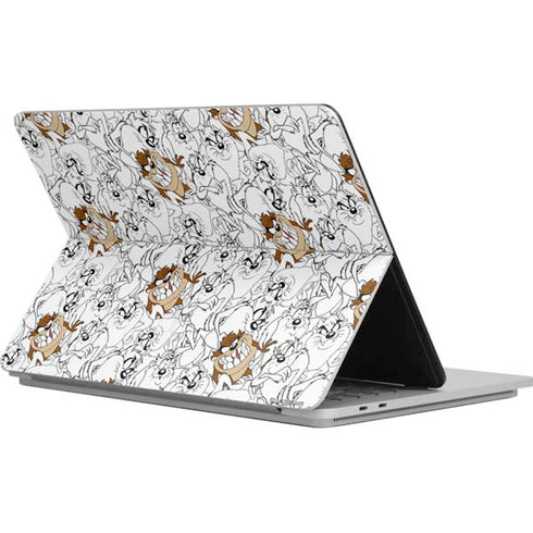 Looney Tunes Tasmanian Devil Super Sized Pattern Surface Laptop Studio Skin