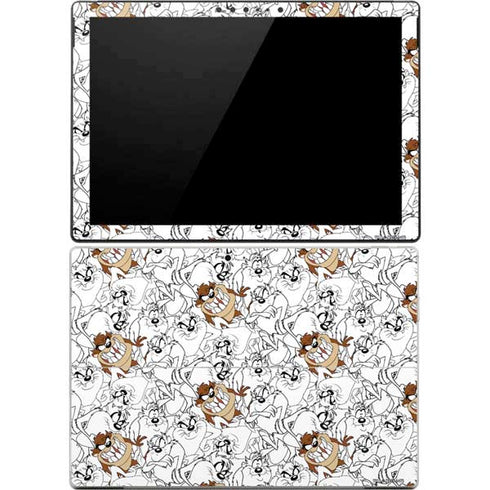 Looney Tunes Tasmanian Devil Super Sized Pattern Surface Pro 4 Skin