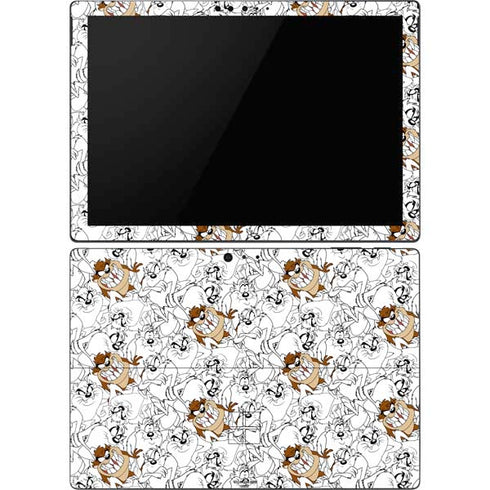 Looney Tunes Tasmanian Devil Super Sized Pattern Surface Pro 6 Skin