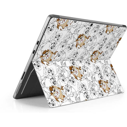 Looney Tunes Tasmanian Devil Super Sized Pattern Surface Pro 9 Skin
