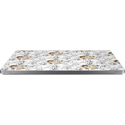 Looney Tunes Tasmanian Devil Super Sized Pattern Universal Laptop 11in (8.8 x 6.2in) Skin