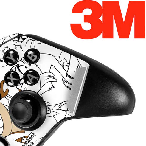 Looney Tunes Tasmanian Devil Super Sized Pattern Xbox One Elite Controller Skin