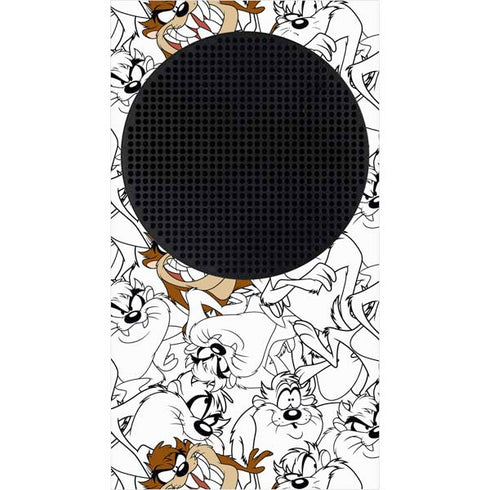 Looney Tunes Tasmanian Devil Super Sized Pattern Xbox Series S Console Skin