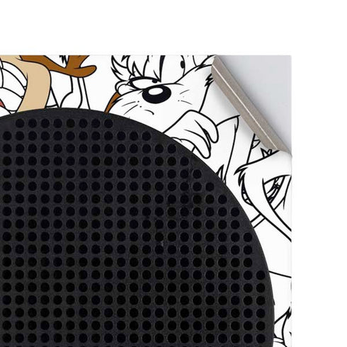 Looney Tunes Tasmanian Devil Super Sized Pattern Xbox Series S Console Skin