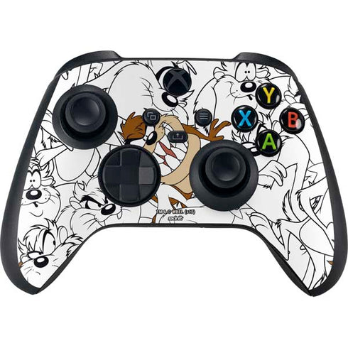 Looney Tunes Tasmanian Devil Super Sized Pattern Xbox Series X Bundle Skin