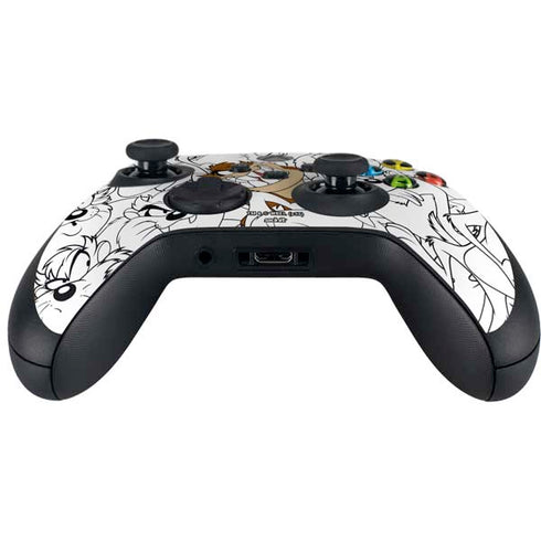 Looney Tunes Tasmanian Devil Super Sized Pattern Xbox Series X Controller Skin