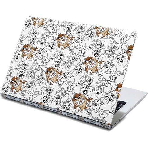 Looney Tunes Tasmanian Devil Super Sized Pattern Yoga 910 2-in-1 14in Touch-Screen Skin