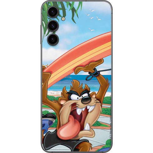 Looney Tunes Tasmanian Devil Surfboard Galaxy A14 5G Skin