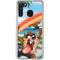 Looney Tunes Tasmanian Devil Surfboard Galaxy A21 Clear Case