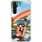 Looney Tunes Tasmanian Devil Surfboard Galaxy A54 5G Clear Case