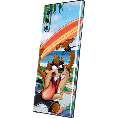 Looney Tunes Tasmanian Devil Surfboard Galaxy Note 10 Skin