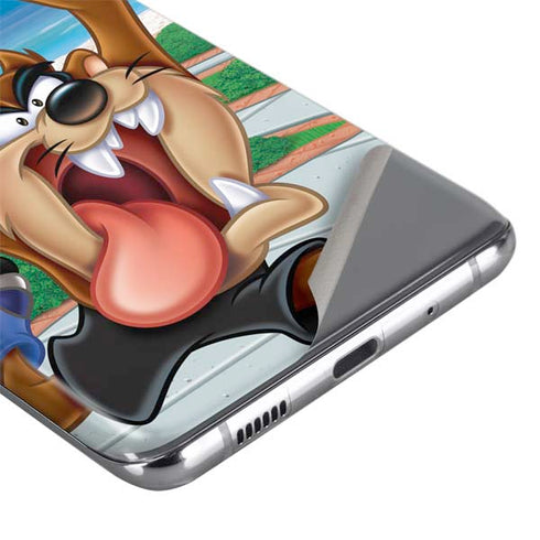 Looney Tunes Tasmanian Devil Surfboard Galaxy S20 Skin