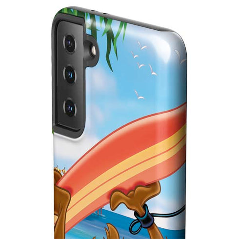 Looney Tunes Tasmanian Devil Surfboard Galaxy S21 Plus 5G Pro Case