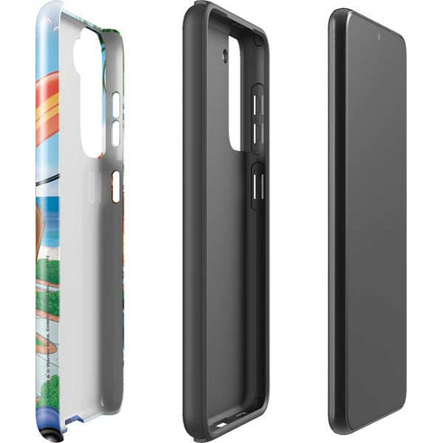 Looney Tunes Tasmanian Devil Surfboard Galaxy S21 Plus 5G Pro Case