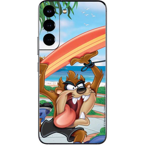 Looney Tunes Tasmanian Devil Surfboard Galaxy S22 Skin