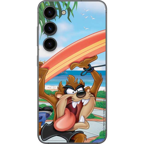 Looney Tunes Tasmanian Devil Surfboard Galaxy S23 Skin