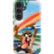 Looney Tunes Tasmanian Devil Surfboard Galaxy S24 Plus Impact Case