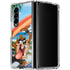 Looney Tunes Tasmanian Devil Surfboard Galaxy Z Fold4 5G Clear Case