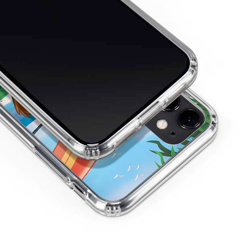 Looney Tunes Tasmanian Devil Surfboard iPhone 11 Clear Case