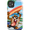 Looney Tunes Tasmanian Devil Surfboard iPhone 11 Impact Case