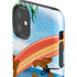 Looney Tunes Tasmanian Devil Surfboard iPhone 11 Impact Case