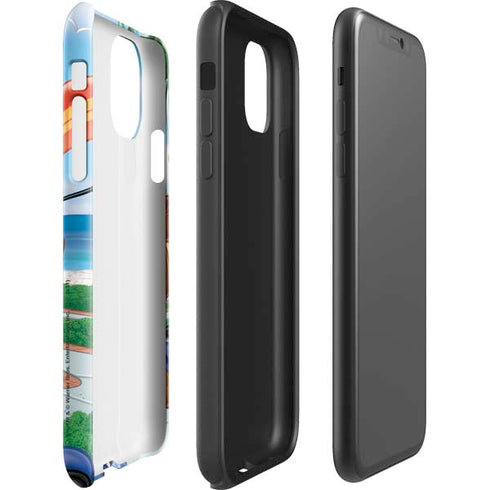 Looney Tunes Tasmanian Devil Surfboard iPhone 11 Impact Case