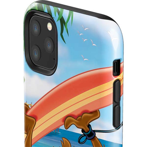 Looney Tunes Tasmanian Devil Surfboard iPhone 11 Pro Max Impact Case