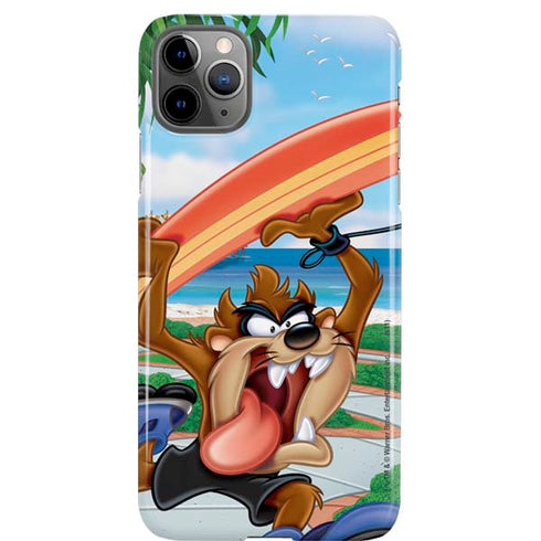 Looney Tunes Tasmanian Devil Surfboard iPhone 11 Pro Max Lite Case