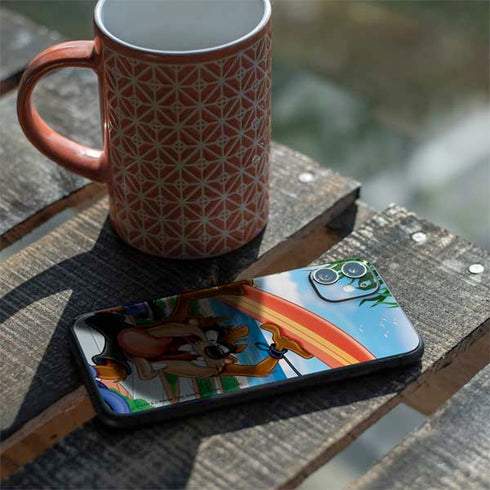 Looney Tunes Tasmanian Devil Surfboard iPhone 11 Skin