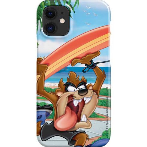 Looney Tunes Tasmanian Devil Surfboard iPhone 12 Mini Lite Case
