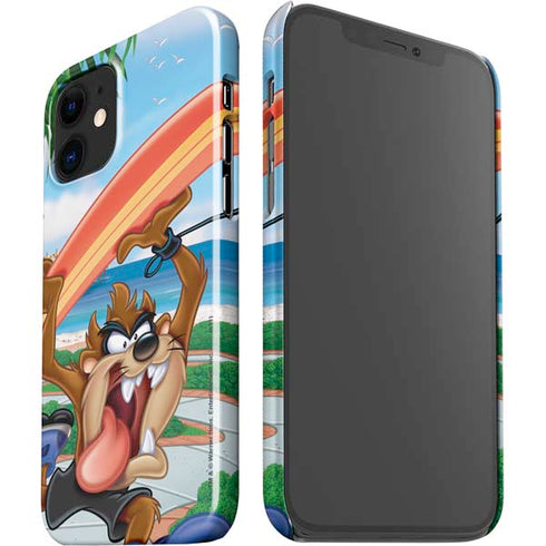 Looney Tunes Tasmanian Devil Surfboard iPhone 12 Mini Lite Case