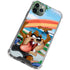 Looney Tunes Tasmanian Devil Surfboard iPhone 12 Pro Max Clear Case