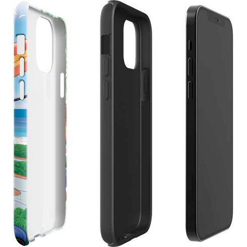 Looney Tunes Tasmanian Devil Surfboard iPhone 12 Pro Max Impact Case
