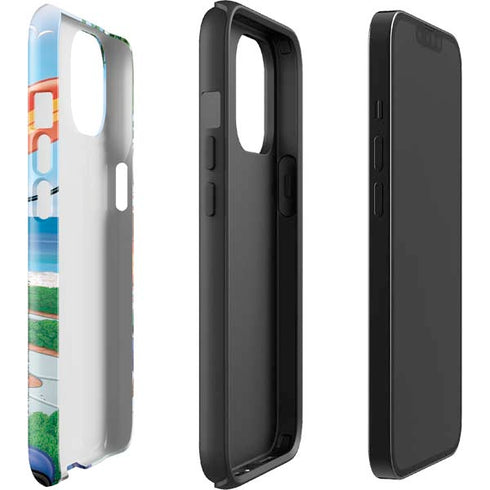 Looney Tunes Tasmanian Devil Surfboard iPhone 14 Plus Impact Case
