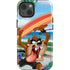 Looney Tunes Tasmanian Devil Surfboard iPhone 15 Impact Case