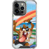 Looney Tunes Tasmanian Devil Surfboard iPhone 15 Pro Clear Case