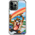 Looney Tunes Tasmanian Devil Surfboard iPhone 15 Pro Max Clear Case