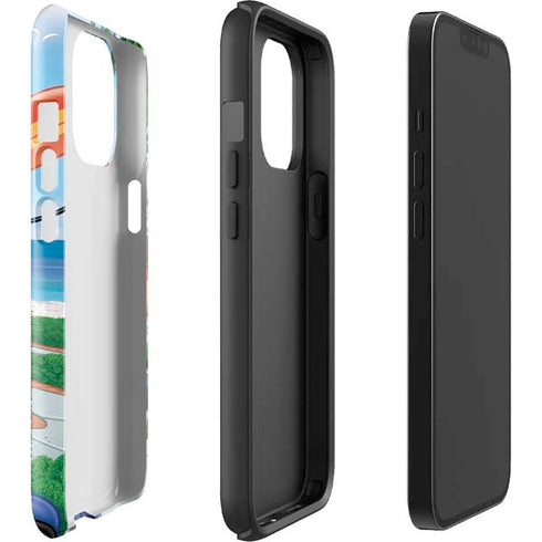 Looney Tunes Tasmanian Devil Surfboard iPhone 15 Pro Max Impact Case